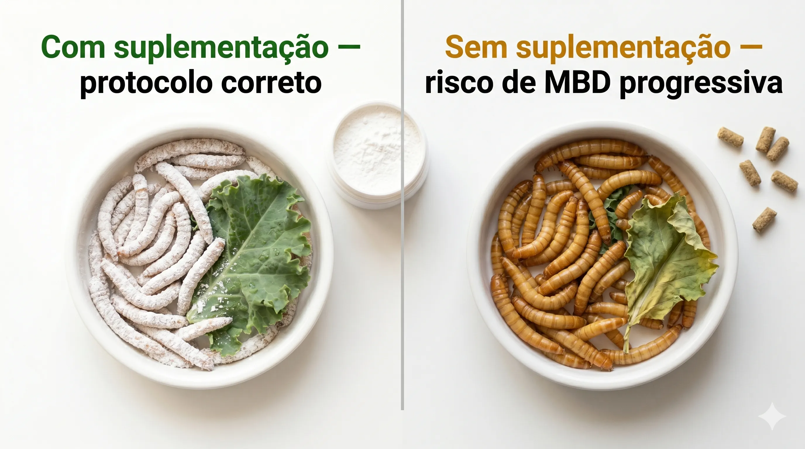 Sinais clínicos de Doença Metabólica Óssea (MBD) em répteis