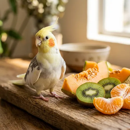 Calopsita pode comer melão, melancia, kiwi, mexerica, alface ou abacate?